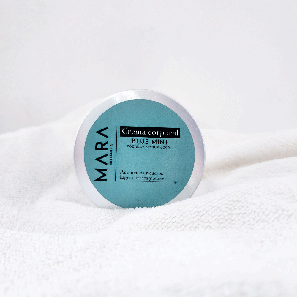 Crema corporal Menta Azul