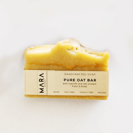 Handmade Pure Oat Bar Soap